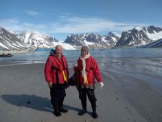 Palle og Lena på Svalbard 2023